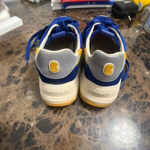 Coach Men’s Athletic Sneakers in Blue, Cream & Yellow